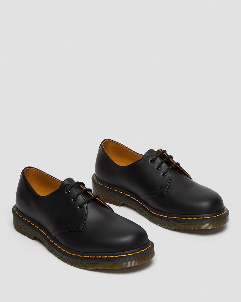 Dr Martens 1461 Smooth Læder Oxford Sko Dame Sort | DK 372TCE